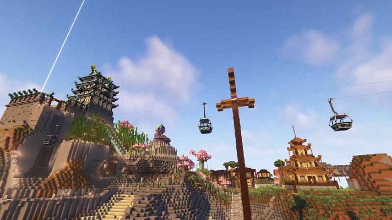 Скриншот мода Minecraft Transit Railway (Automated trains, planes, and more!) #1