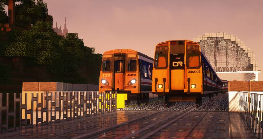 Скриншот мода Minecraft Transit Railway (Automated trains, planes, and more!) #10