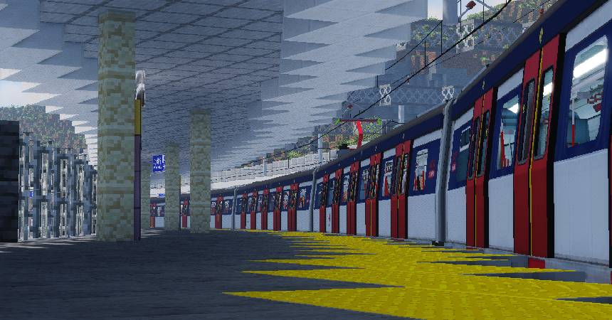 Скриншот мода Minecraft Transit Railway (Automated trains, planes, and more!) #14