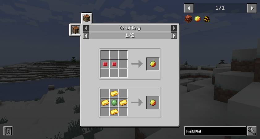 Скриншот мода Mob Drops Recipes [Nether] #4