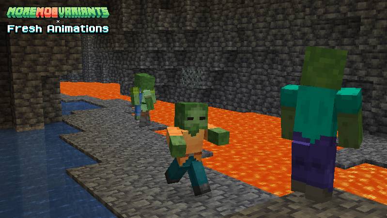 Скриншот мода More Mob Variants x Fresh Animations #1