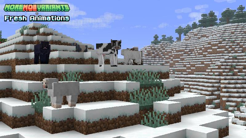 Скриншот мода More Mob Variants x Fresh Animations #2