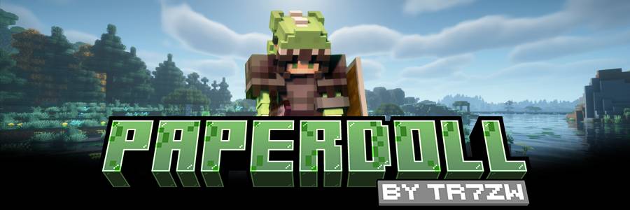 Скриншот мода PaperDoll #1