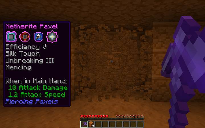 Скриншот мода Piercing Paxels ⚒️ #3