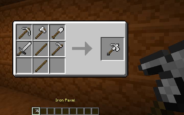 Скриншот мода Piercing Paxels ⚒️ #4