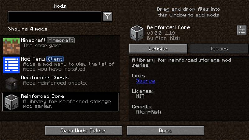 Скриншот мода Reinforced Chests #7