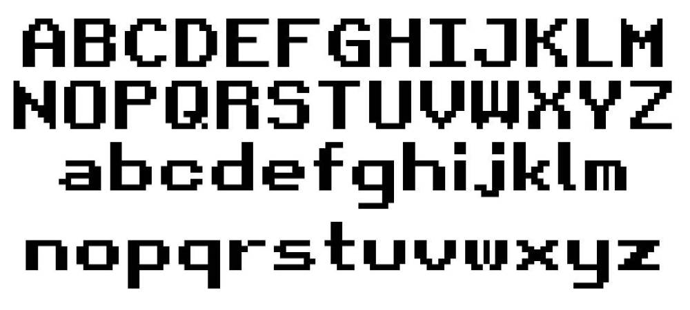 Скриншот мода Retro RPG Font #5