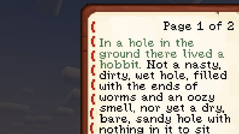 Скриншот мода (Bee's) Serified Font #1