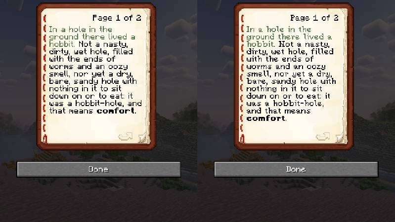 Скриншот мода (Bee's) Serified Font #2