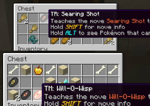 Скриншот мода SimpleTMs: TMs and TRs for Cobblemon #4
