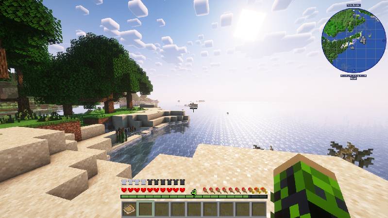 Скриншот мода Simplistic GUI #1