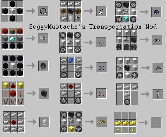 Скриншот мода SoggyMustache's Transportation Mod #2