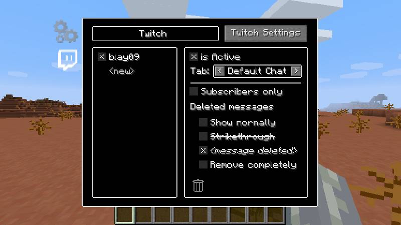 Скриншот мода Twitch Chat Integration #6