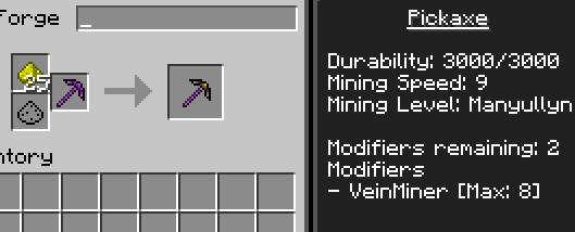 Скриншот мода VeinMiner Mod Integration #2