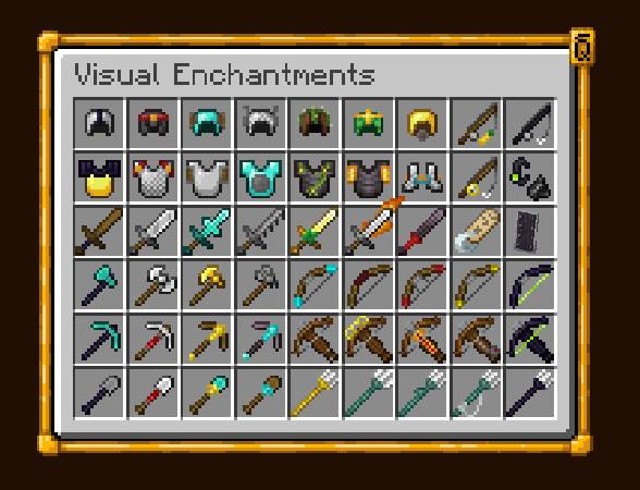 Скриншот мода Visual Enchantments #4