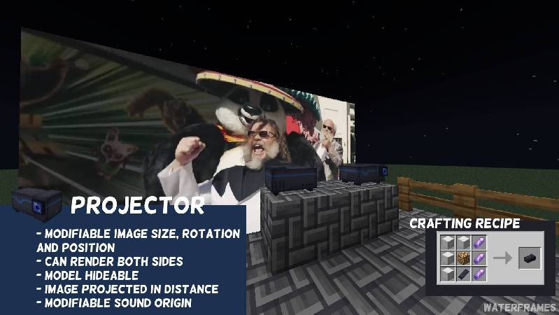 Скриншот мода WATERFrAMES: Multimedia Displays #3