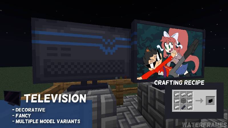 Скриншот мода WATERFrAMES: Multimedia Displays #4