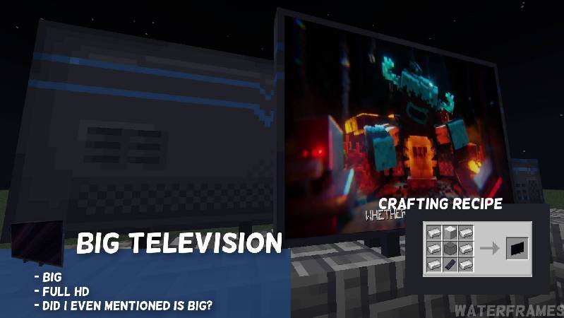 Скриншот мода WATERFrAMES: Multimedia Displays #5