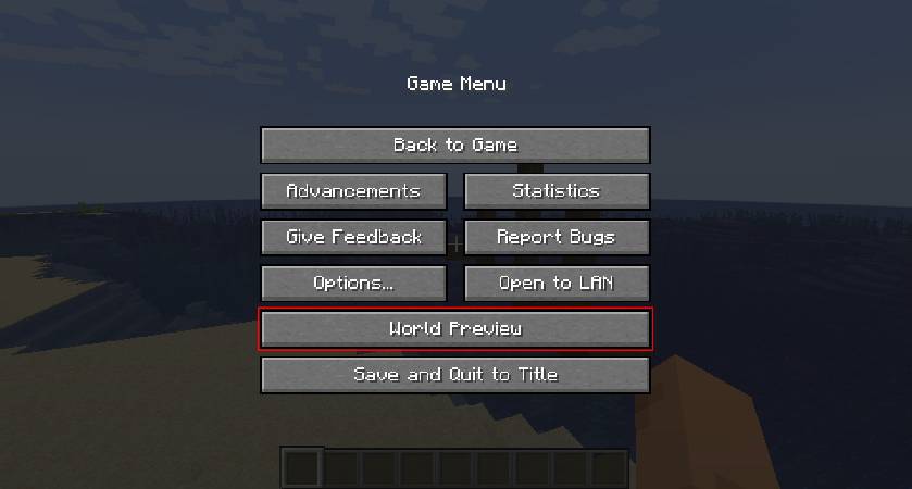 Скриншот мода World Preview #4