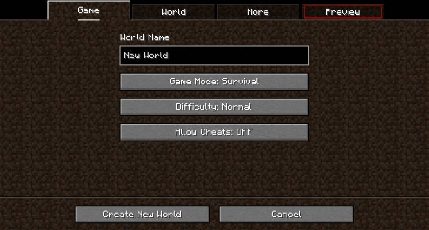 Скриншот мода World Preview #5