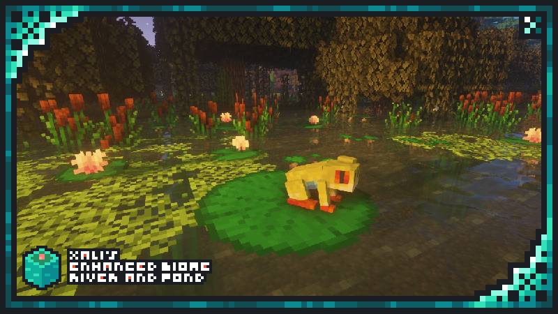 Скриншот мода xali's Enhanced Biomes: River & Pond #3