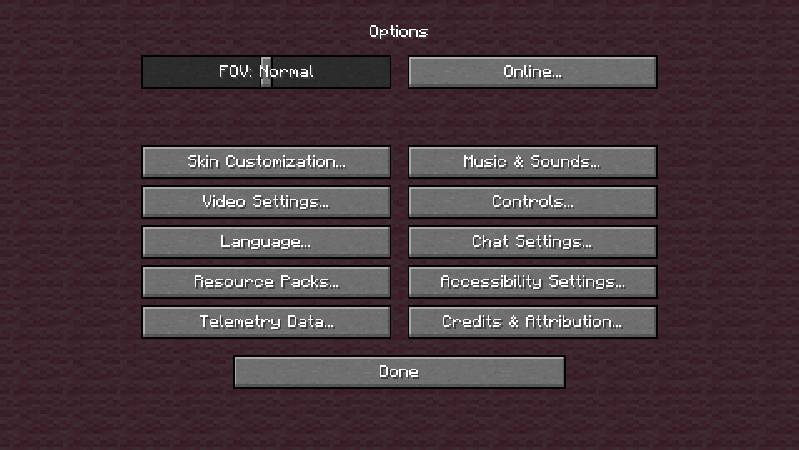 Скриншот мода YUNG's Menu Tweaks (Fabric) #2